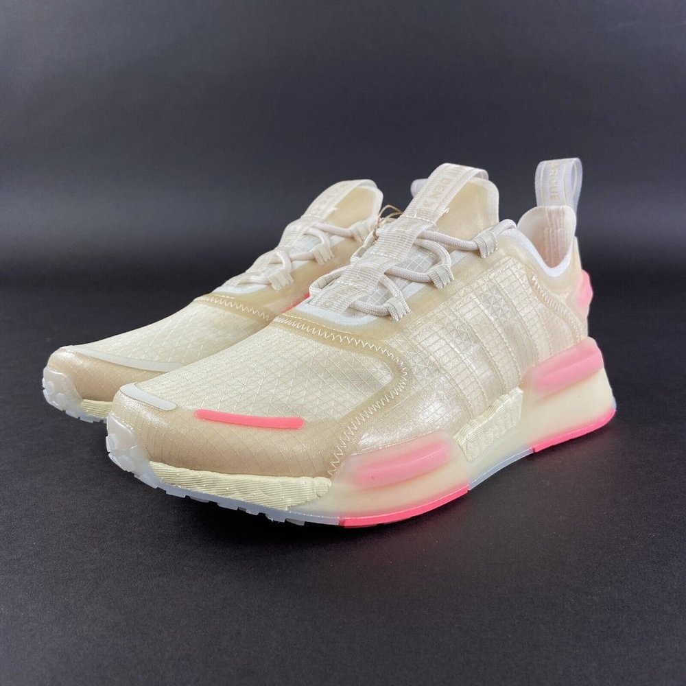 Adidas Women's NMD_V3 Wonder Peach White Shoes GX5785 Size 8 - Picture 6 of 10